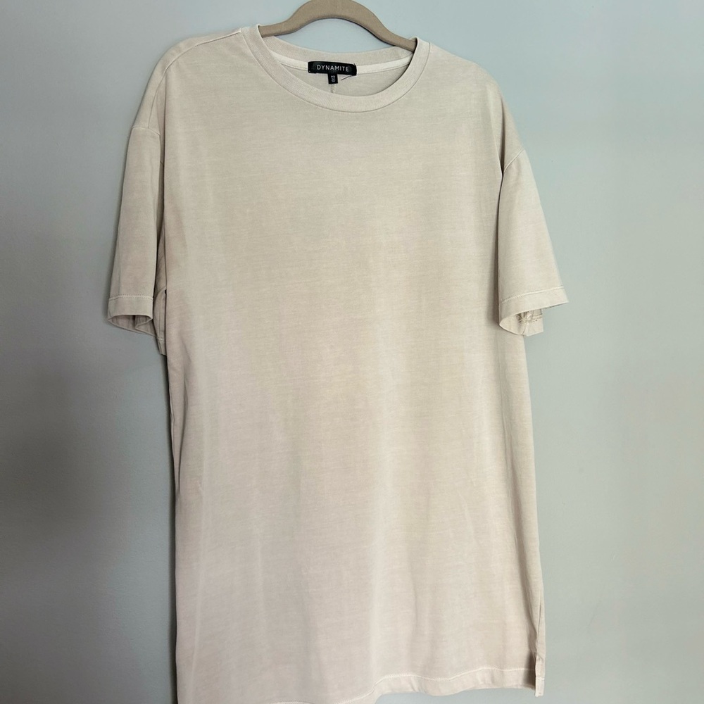Dynamite Beige long tee Top
